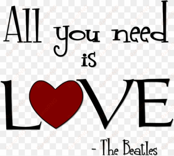 new big quotes png for editing- - all you need love wall art sticker decal, black, size