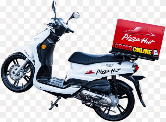 New Bike - Pizza Hut Delivery Bike transparent png image