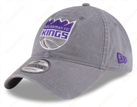 new era sacramento kings nba core classic tw 9twenty - men's sacramento kings new era gray official team color