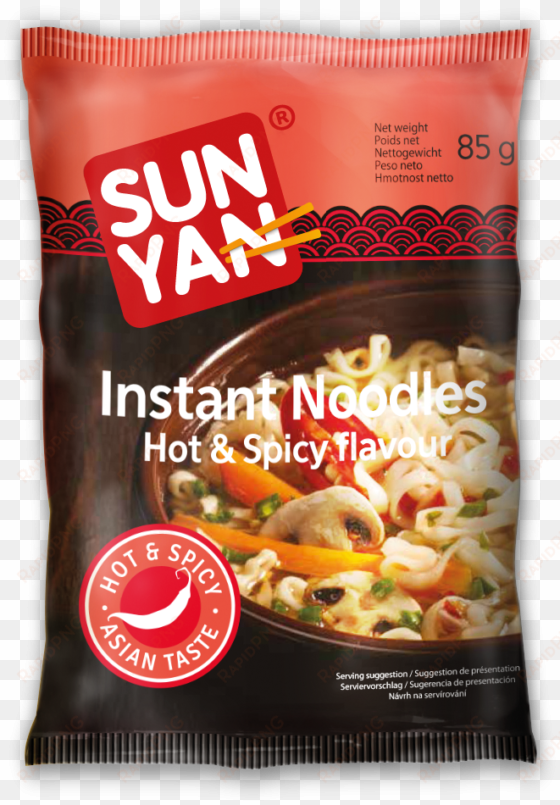 new flavors - - sun yan hot & spicy