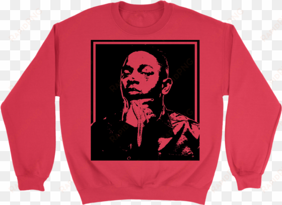 new hip hop graphic crewneck featuring icon kendrick - shirt