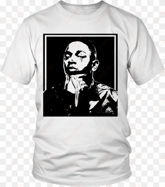 new hip hop graphic t-shirt featuring icon kendrick - viking thor hammer t-shirts