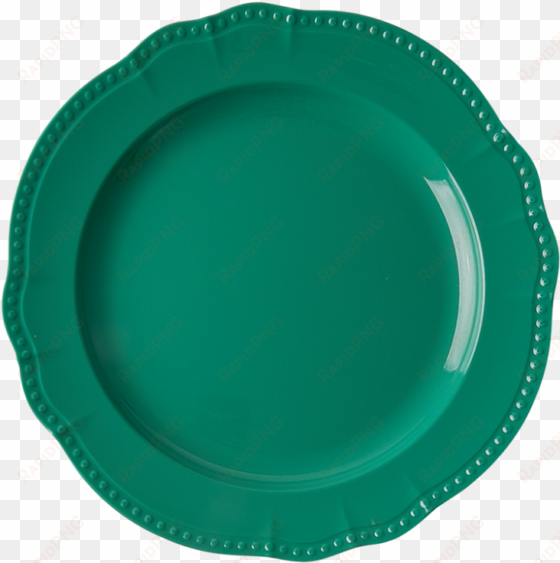 new look dark green melamine dinner plate by rice dk - plate