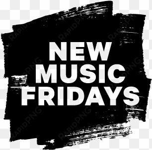 new music fridays logo black - poster