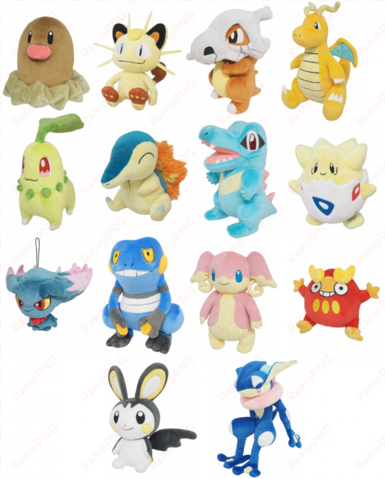 new *san-ei* all star collection series 4 - pokemon: stuffed toy greninja (s)