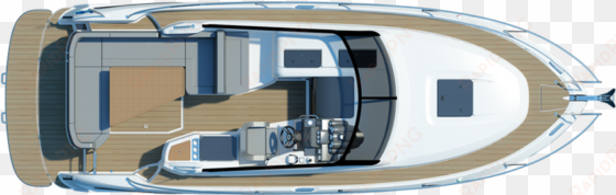 new sport 300 deck layout - barco desde arriba