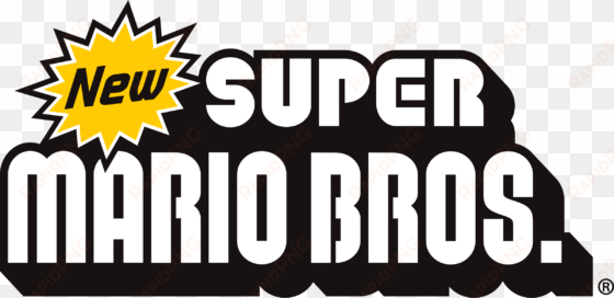 new super mario bros logo png transparent - new super mario bros png