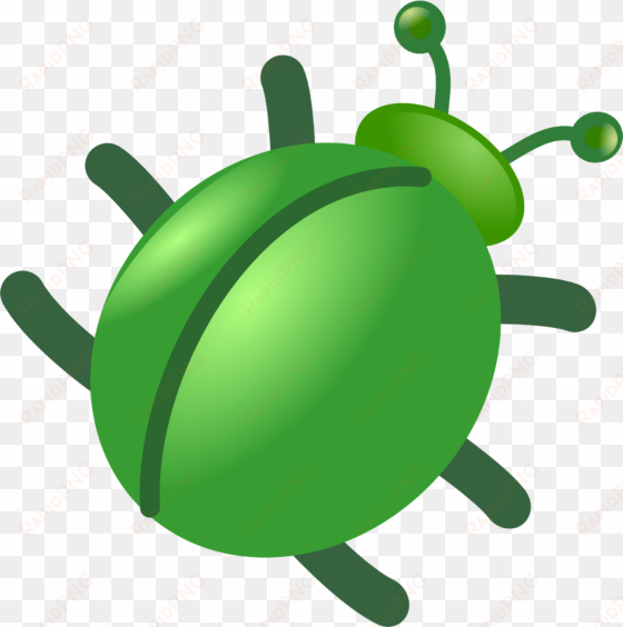 new svg image - green bug png