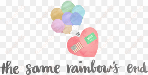 new watercolor logo header - balloon