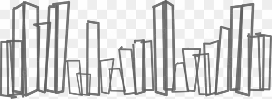new york city drawing silhouette pencil - city drawing png