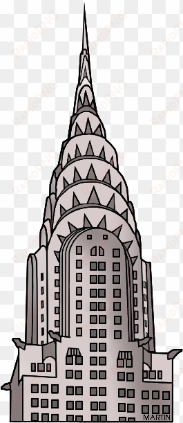 new york city skyline black and white circle - new york buildings clip art