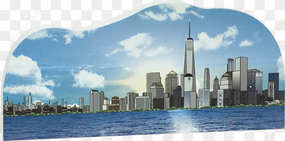 new york city skyline - cityscape
