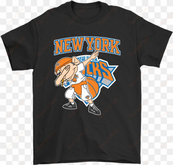 new york knicks jeffy dabbing super mario logan basketball - board game shirts