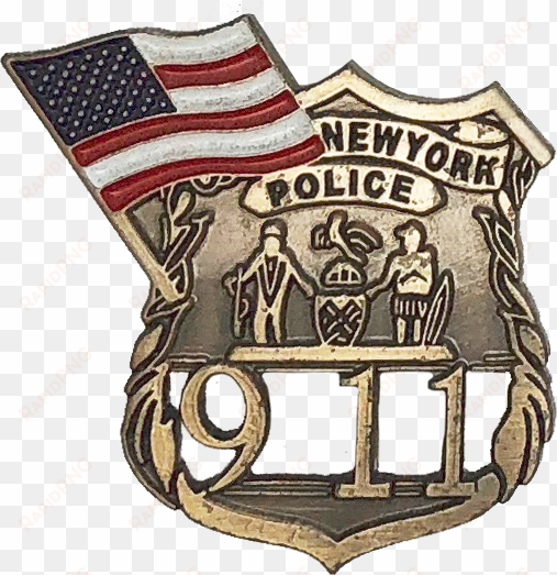 new york police department shield lapel pin - police