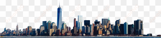 new york skyline transparent - new york city