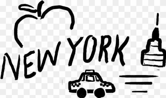 new york text png