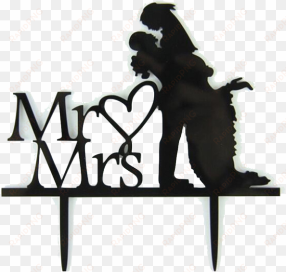 newlyweds wedding cake topper - wedding cake toppers png