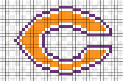 nfl chicago bears pixel art - chicago bears pixel art