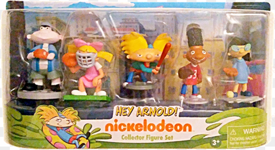 nick 90s hey arnold 3 inch action figure set - just play nick 90s hey arnold! 3 inch action figure