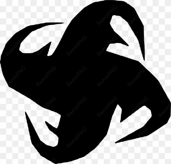 nickelodeon logo silhouette viacom wii u - nickelodeon hand 8 logo