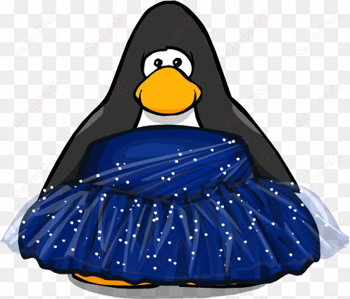 night sky prom dress player card - club penguin