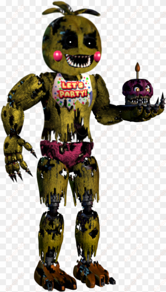 nightmare toy chica - fnaf nightmare toy chica