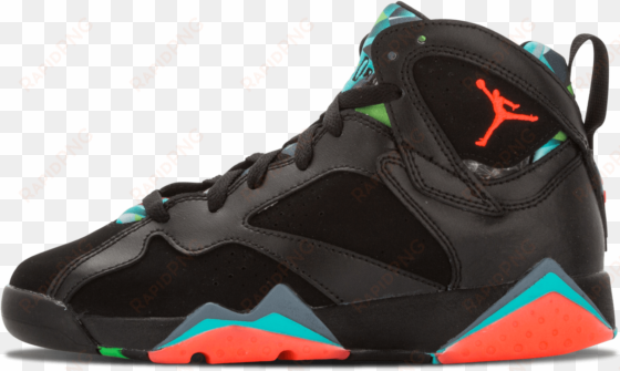 nike 7 retro 30th bg "barcelona nights" - air jordan 7 retro 30th bg 7y shoes black / infrared