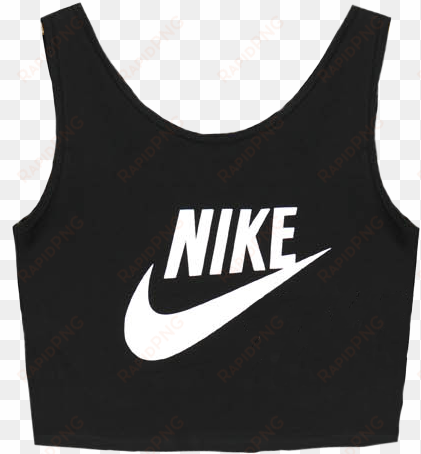 nike crop tank top from inu inu - crop tank top png