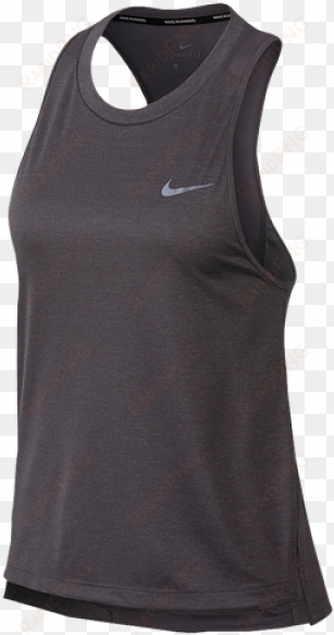 nike men's dry miler sleeveless running shirt, size: