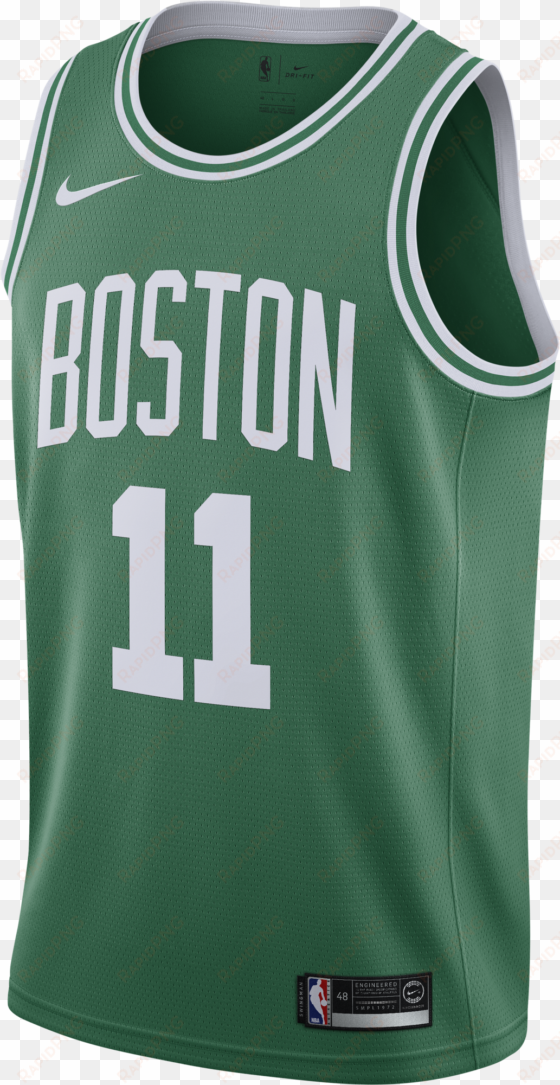nike nba boston celtics kyrie irving road swingman - boston celtics basketball jersey