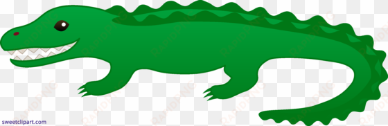 Nile Crocodile Clipart At Vector Library - Green Clipart transparent png image