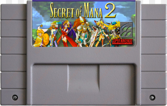 ninja turtles in time snes transparent png image black - secret of mana 2 (in box) - snes