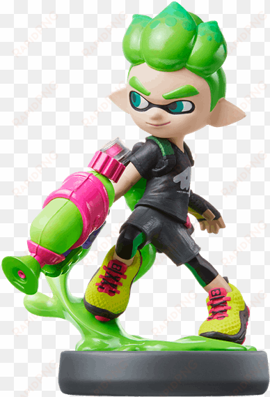 nintendo amiibo - nintendo amiibo boy neon green (splatoon)