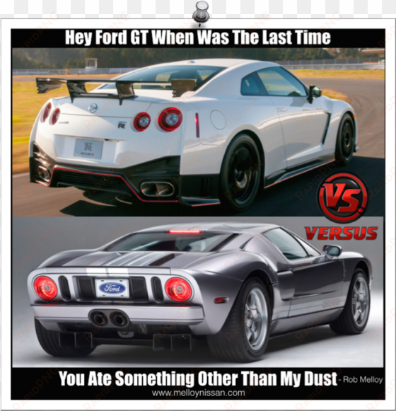 nissan gtr vs ford gt melloy nissan - poster: poster: ford gt / gt40 poster, 36x24in.