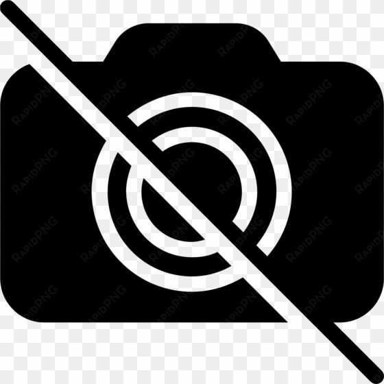 no camera filled icon - no credit card icon