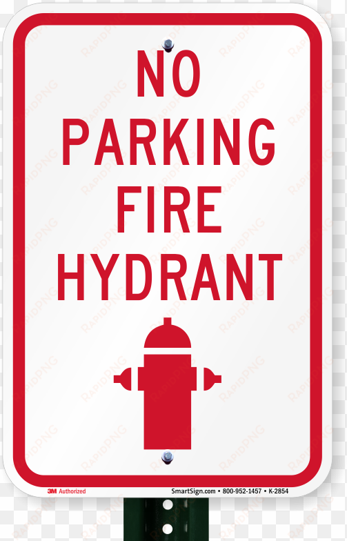 no parking fire hydrant no parking sign - no parking fire hydrant (with graphic) sign, 18" x