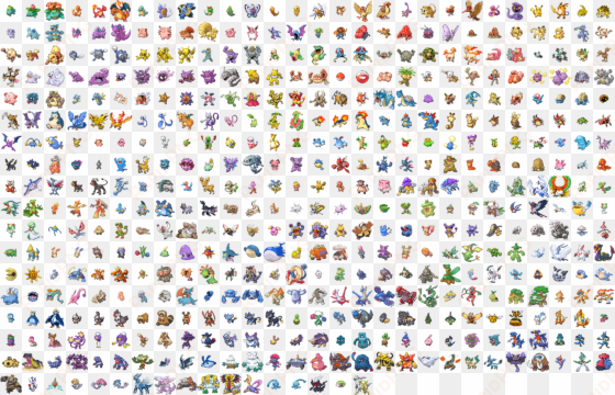 normal - black and white 2 all pokemon sprites