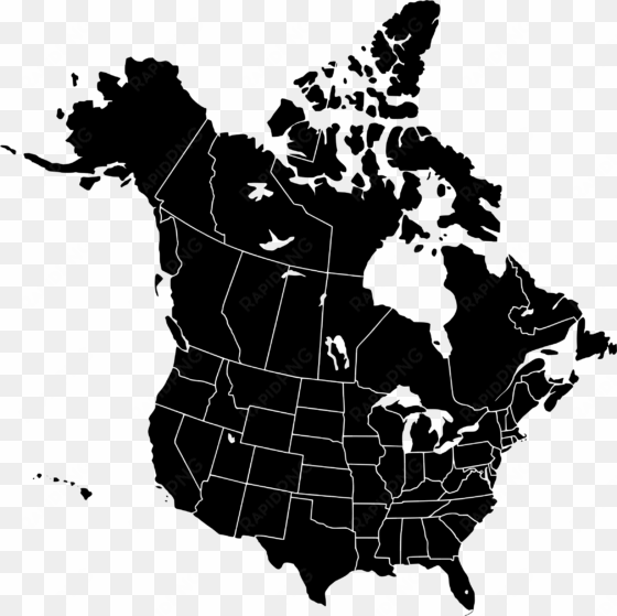 north america outline png graphic stock - us election canada meme