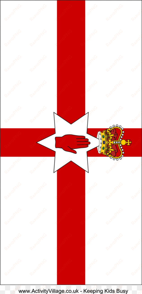 northern ireland flag main image - northern ireland flag small