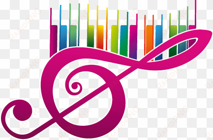 notas musicales animadas png - musical notes colorful design