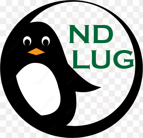 notre dame lug club logo - adã©lie penguin