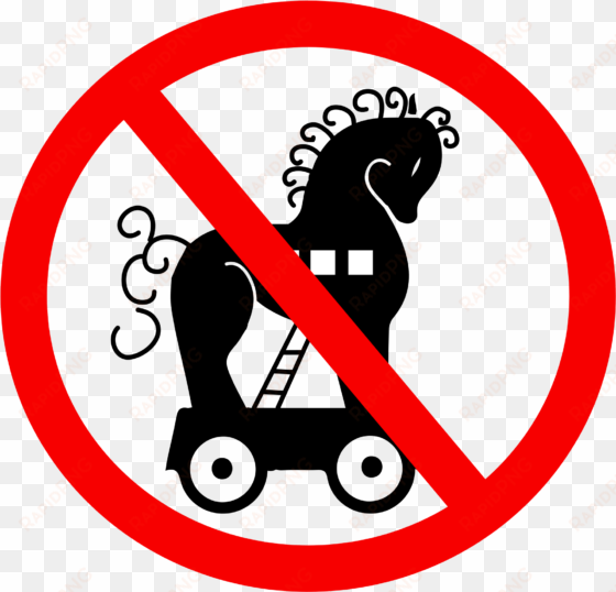 notrojanhorses - svg - no motor vehicles road sign