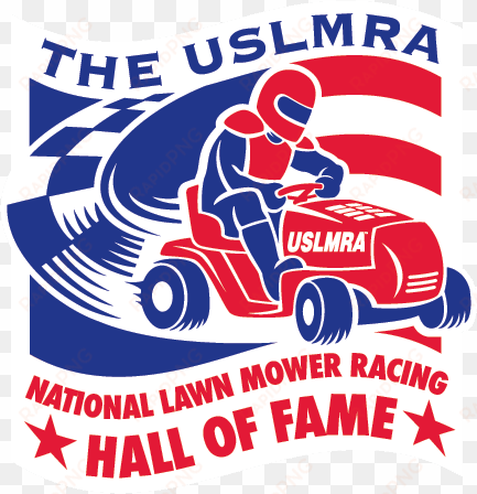 now lawn mower racing takes its' rightful place along - lawn mower racing logo