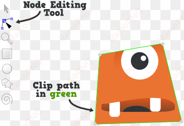 now, you can edit this path, and change the area that - inkscape