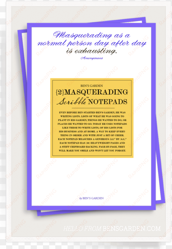 np 58 197 v=1417455895 - i'm afraid my train of thought scribble notepad set