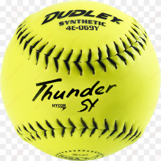 nsa thunder hycon slowpitch softball - dudley softballs