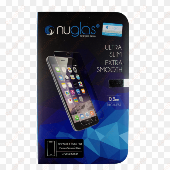 nuglas tempered glass screen protector iphone 7 plus/8 - nuglas tempered glass iphone 7
