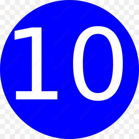 number 10 transparent background