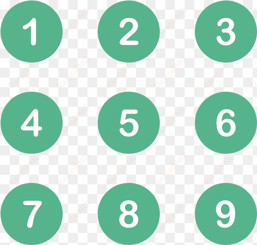 numbers 29 icons view 7 more - remote with numbers and letters