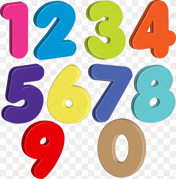 numbers clipart no background